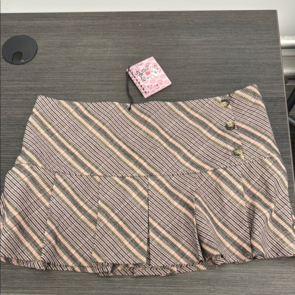 Striped Pleated Mini Skirt Forever 21 x Mean Girls